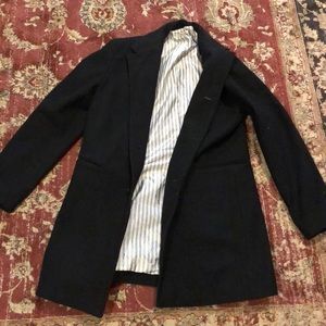 Club Monaco Black Topcoat